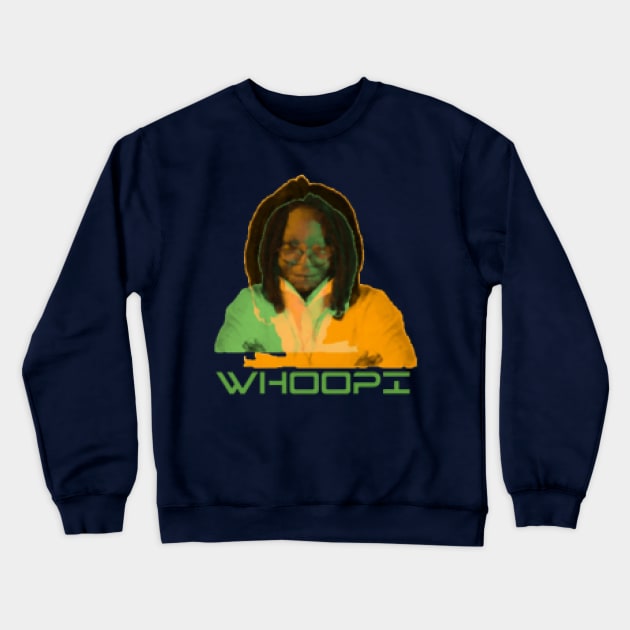 Whoopi Goldberg Crewneck Sweatshirt by KoumlisArt